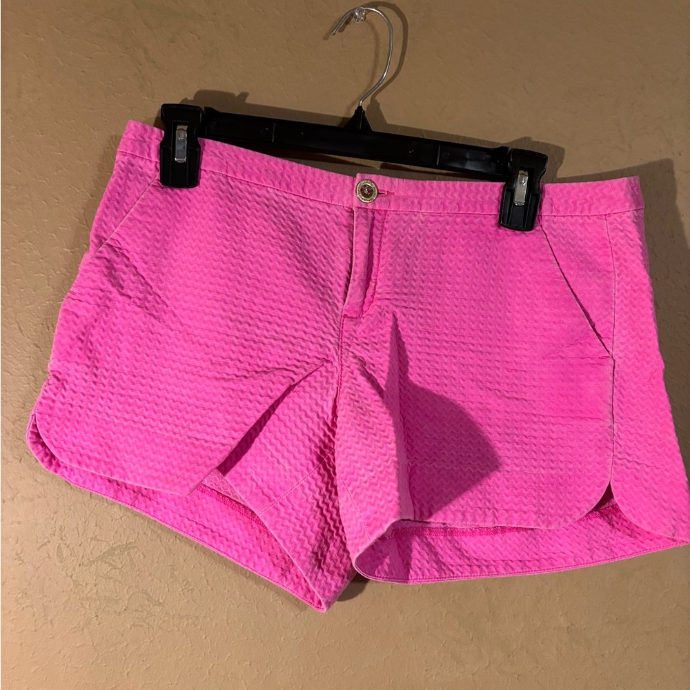 Lilly Pulitzer High Waist Pink Shorts